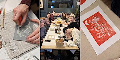 FUNGI Linocut Workshop | The Victoria Park