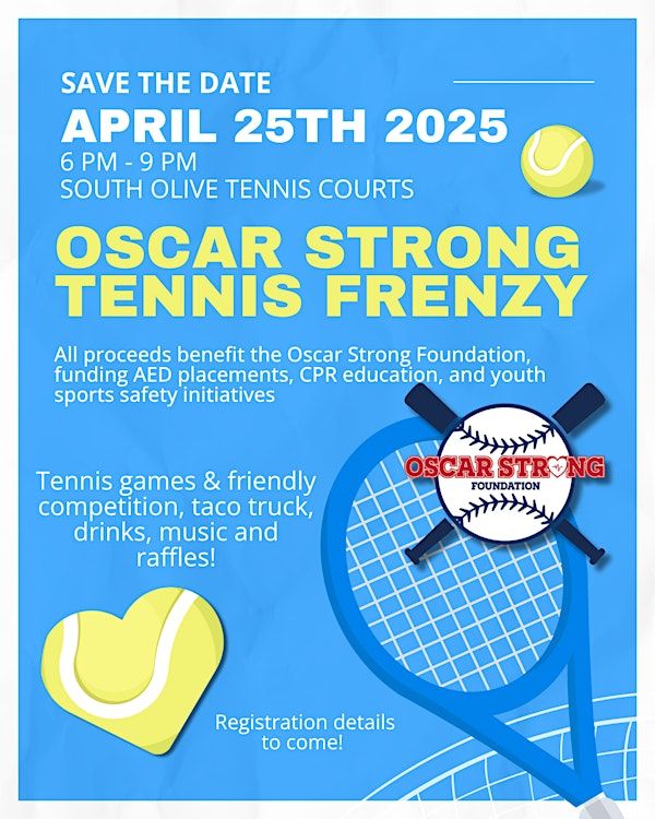 Oscar Strong Foundation Tennis and Tacos! | South Olive Tennis