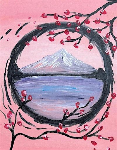 Mt. Fugi Paint and Sip | 1 Oz Coffee & Food