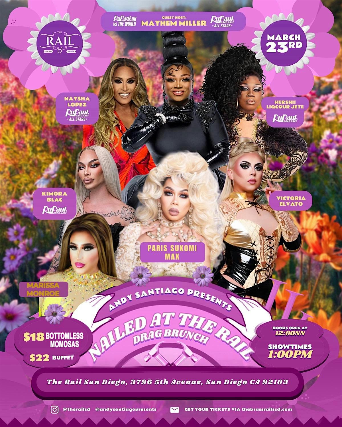 NAILED at THE RAIL DRAG BRUNCH | The Rail