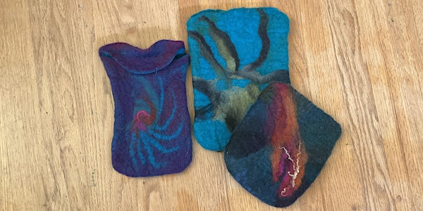 WET FELT TECHNIQUES WORKSHOP-Saturday, 10:30 pm- 1:30 pm -July 13th | pARTiculars Art Gallery and Teaching Studio