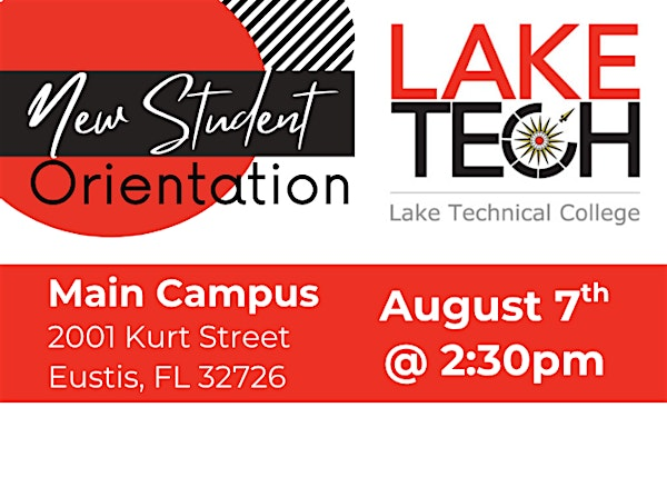 New Student Orientation - August 7th @ 2:30pm | 2001 Kurt St