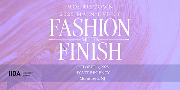 Fashion Meets Finish 2025 - Sponsorships | Hyatt Regency Morristown