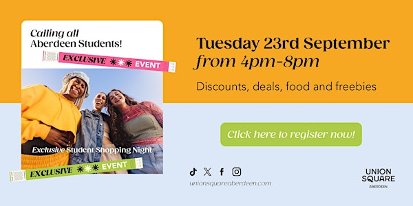 Student Shopping Night at Union Square | Union Square