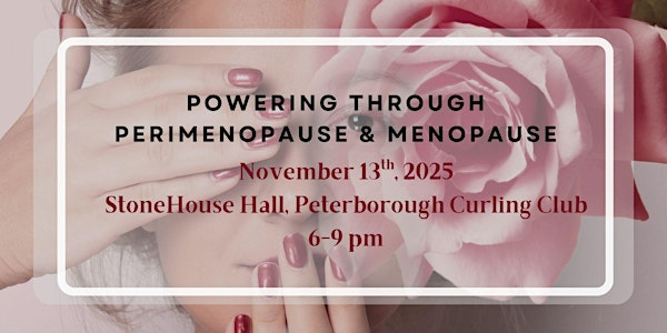 Powering Through Perimenopause & Menopause | Peterborough Curling Club