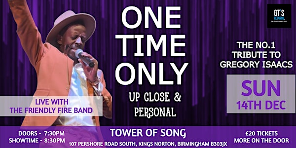 Terence 'The Cool Ruler' Wallen | Tower Of Song Music Venue