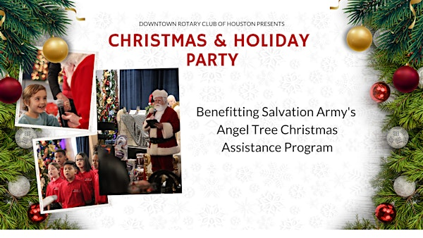 Annual Christmas & Holiday Party Benefiting the Salvation Army | The Ballroom at Bayou Place