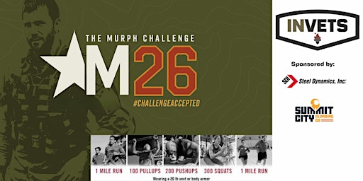 The Murph Challenge, Memorial Day 2026. Fort Wayne, IN | 130 W Cook Rd