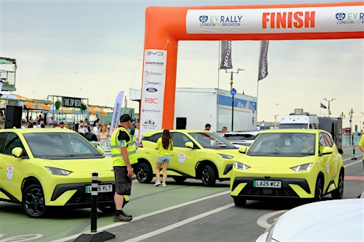 London To Brighton Electric Vehicle Rally -  6th Energy Efficiency Trial | Madeira Drive