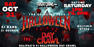 The Fright Crawl | Halifax Halloween Day Bar Crawl 2026 | Sat, Oct 31 | TBA