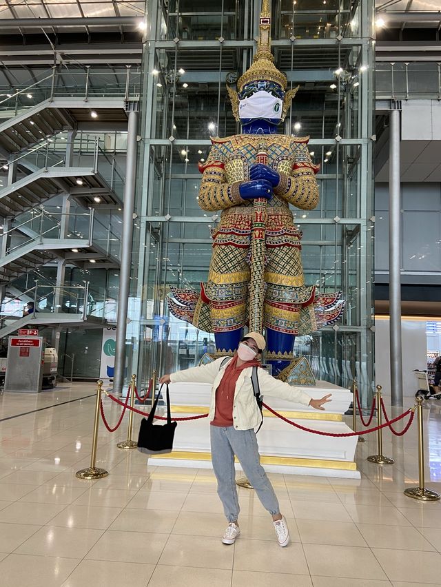 Sleeping in Bangkok Suvarnabhumi Airport Bangkok