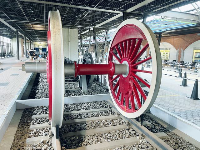 鉄道博物館のエントランス！