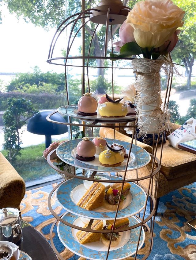 尖東無敵日光海景吊架下午茶☕️