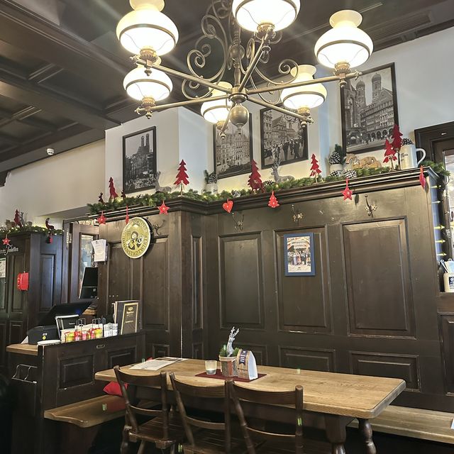 Bavarian food at Augustiner am Platzl
