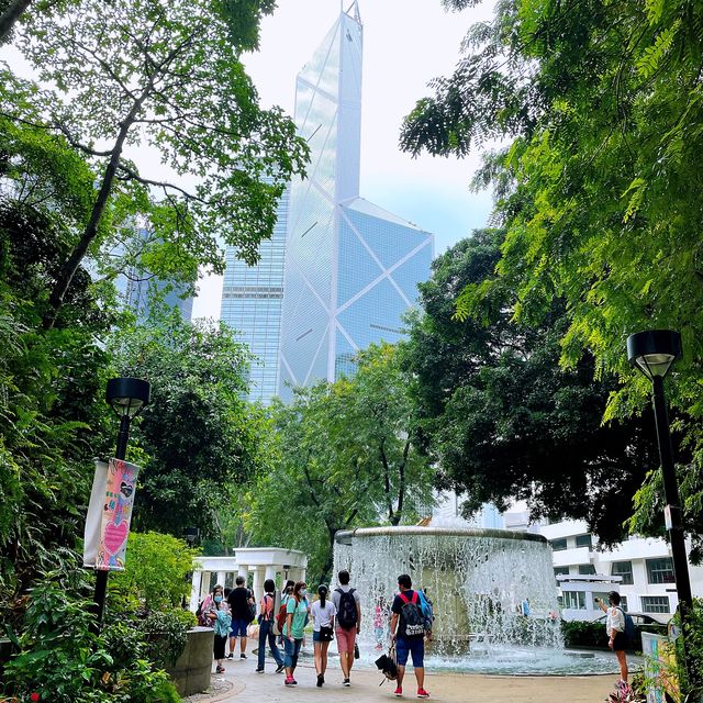 香港公園🏞鬧市中尋找一點寧靜😌