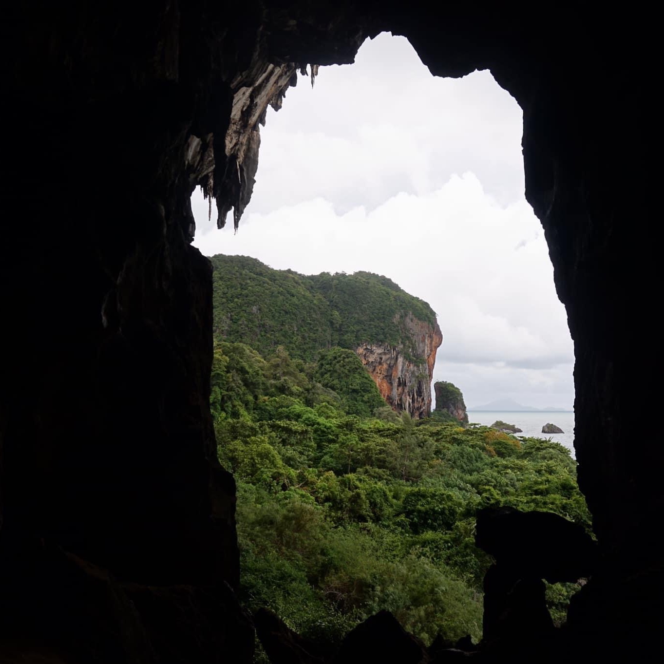 Mountain Penguin – Exploring caves in Railay Beach, Krabi, Thailand