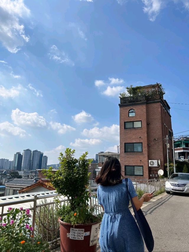 남산 바로 아래있는 마을 해방촌