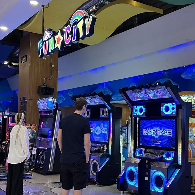 Fun for all esp kids at Fun City, find Mario