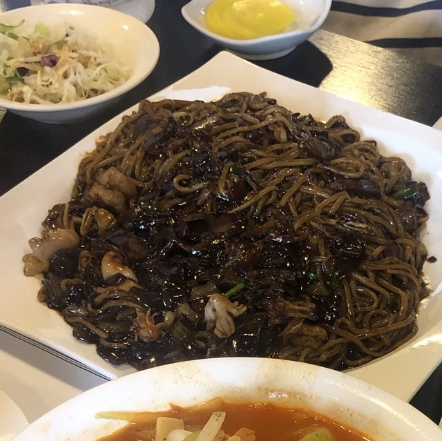 오클랜드에서 먹은 한국식 짜장면!