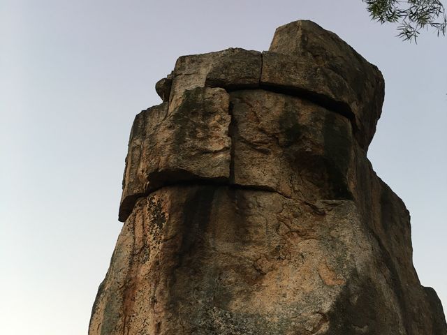 望夫石上遠眺沙田