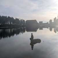 Scenic lake in Black Forest