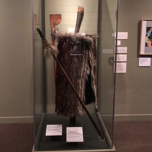 MĀORI DISPLAY AT MUSEUM