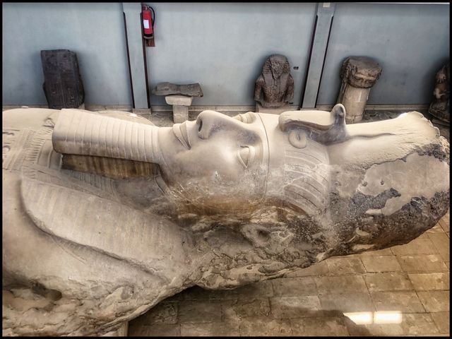 The colossal Statue of Ramesses.
