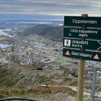 1,300 steps to the highest view in Bergen 