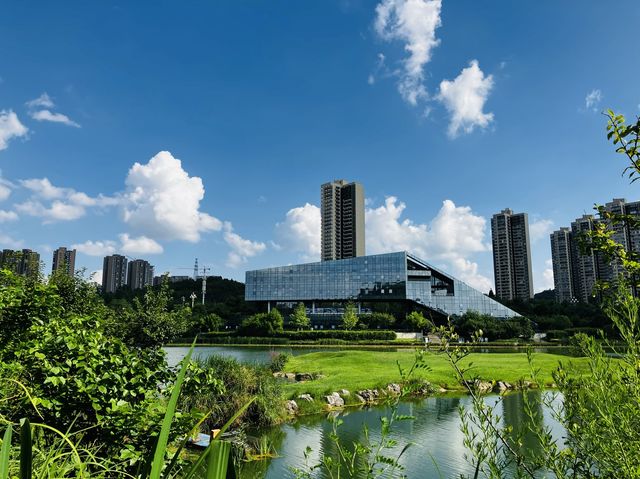 State of the art architecture at Yueshan park