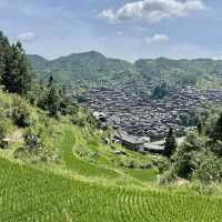 Xijiang Ancient Town - lovely valley views! 