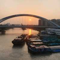 22km cycling path along the Huangpu River 