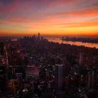 Empire State Building Observation Deck | A breathtaking New York sunset spot you can't miss