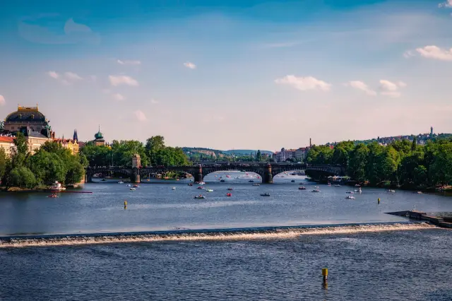 The mother river of Czech Republic - Vltava River.