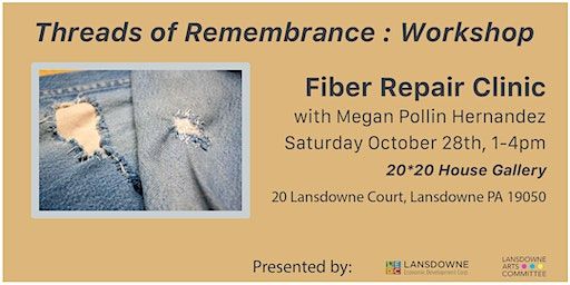 Fiber Repair Clinic with Megan Pollin Hernandez | 20*20 Gallery