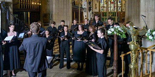 Continuum Choir with conductor Harry Guthrie, performing in Clare Chapel | Clare College Chapel, University of Cambridge