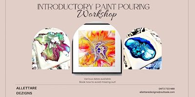 Paint Pouring (Fluid Art) Workshop in Cardiff | Allettare Dezigns