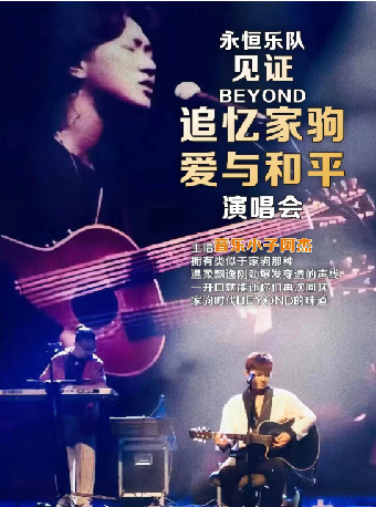 「永恆樂隊」見證Beyond追憶家駒·愛與和平演唱會｜演唱會 | 連雲港大劇院