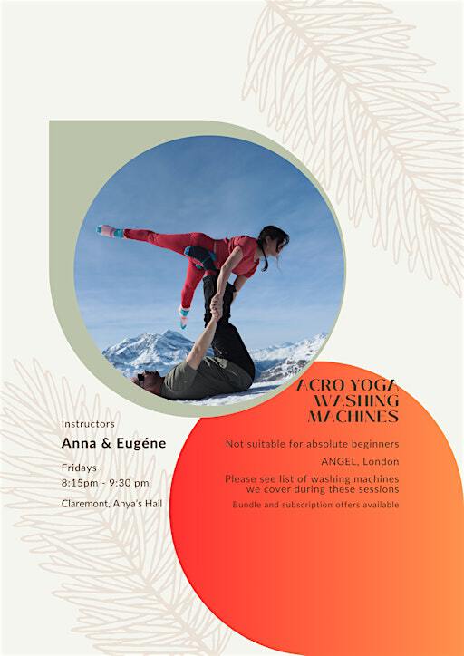 Acro Yoga Improver's course - January - February 2025 | Anya's Hall, Claremont