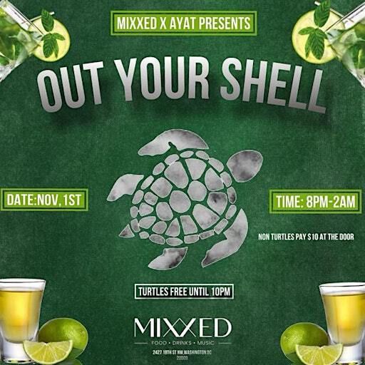 Ayat Presents Out Your Shell Event | Mixxed Food & Drinks