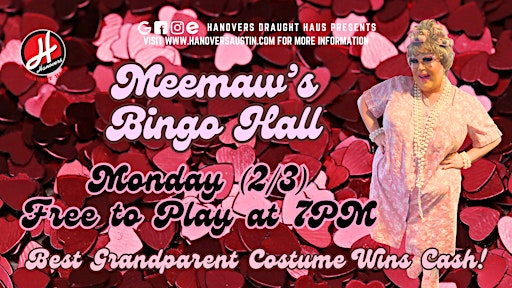 Not Your Meemaw's Drag Bingo Hall @ Hanovers Pflugerville | Hanovers Draught Haus