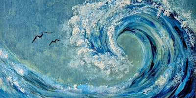 Paint and Sip California Wave at Eagle and Spaceman | Eagle & Spaceman