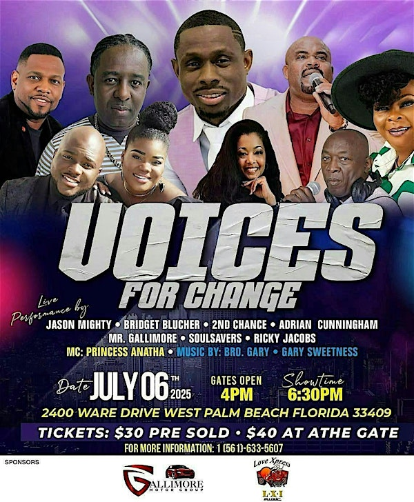 VOICES FOR CHANGE | 2400 Ware Dr