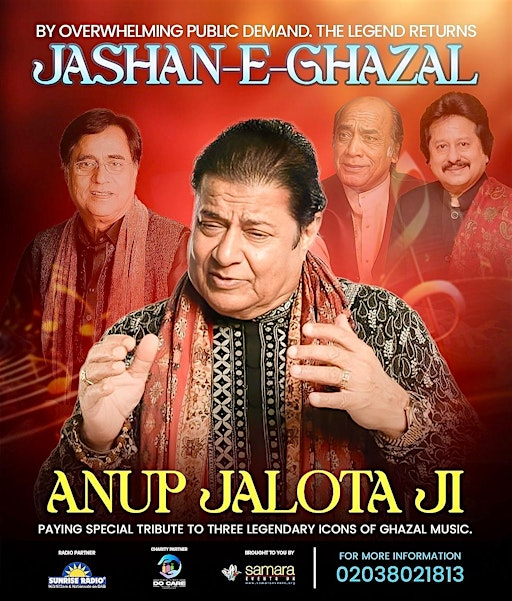 JASHAN E GHAZAL BY ANUP JALOTA JI | Osterley Park Hotl, 764 Great West Rd