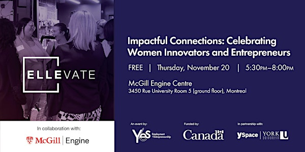 Impactful Connections: Celebrating Women Innovators and Entrepreneurs | McGill Engine Centre