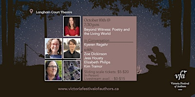 Beyond Witness: Poetry and the Living World | Langham Court Theatre