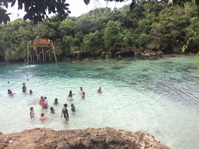 A Jaw-Dropping Turquoise Lagoon in Remote Weekuri, Sumba Island Indonesia