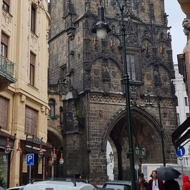 The original city gate in Prague