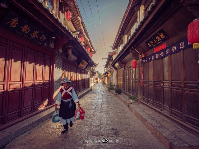 Walking in The Ancient Town of Lijiang@Yunnan