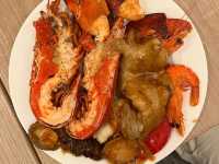 High class buffet dinner at Marriot