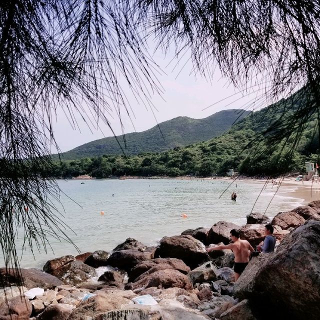 清水灣 第二灘 海水清澈的 沙灘